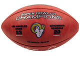 MATTHEW STAFFORD Autographed/Inscribed "SB LVI CHAMPS" Los Angeles Rams SB LVI Champions Logo Wilson Duke Authentic Football FANATICS LE 9/56
