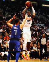 DEANDRE AYTON Autographed Phoenix Suns "Jump Shot" 16" x 20" Photograph - GAME DAY LEGENDS & STEINER