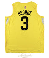 Keyonte George Autographed Utah Jazz Yellow Nike Remix Icon Edition Swingman Jersey Panini