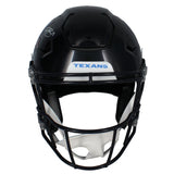 Dalton Schultz Autographed Houston Texans 2024 Navy Alternate H-Town Speedflex Helmet Beckett Witnessed