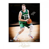 Luka Doncic Autographed Dallas Mavericks "Stepback" 16" x 20" Photograph Panini LE 177