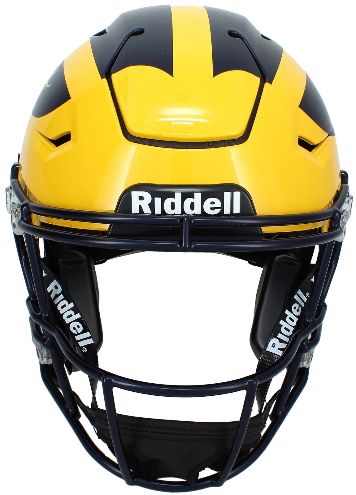 Aidan Hutchinson Autographed Michigan Wolverines Speedflex Authentic Helmet Beckett Witnessed