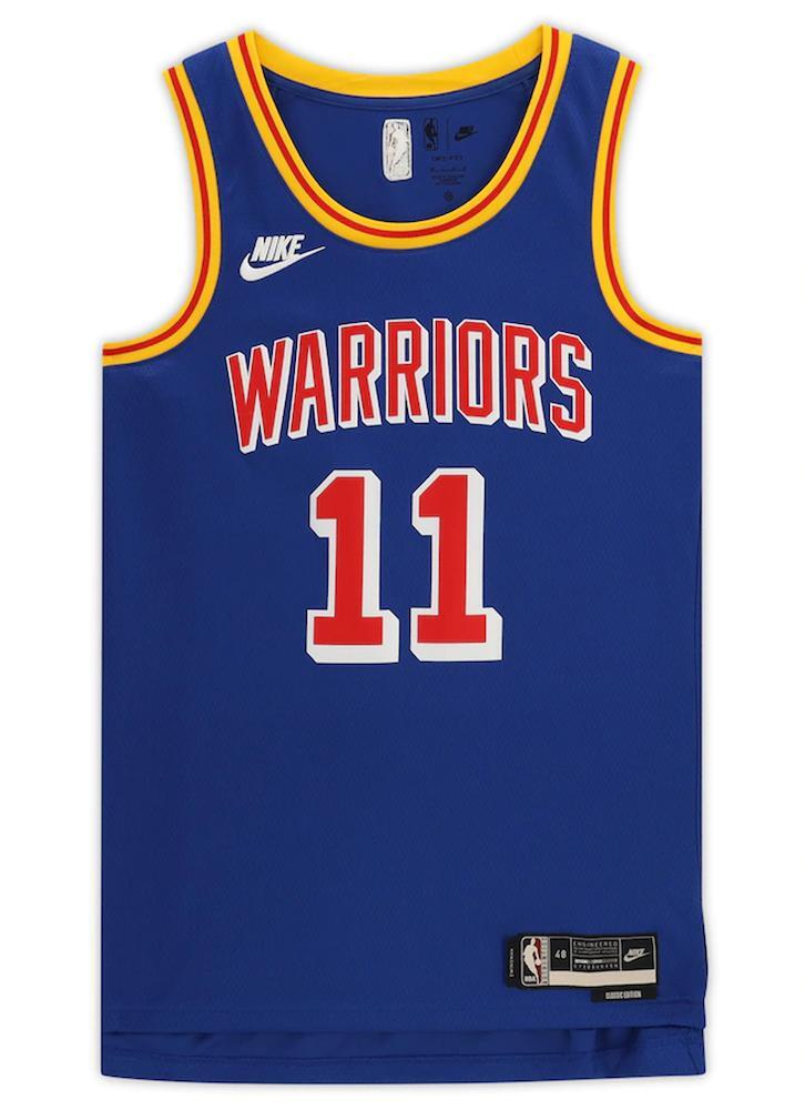 KLAY THOMPSON Autographed Golden State Warriors Royal Blue 2021-22 Nike Year 0 Swingman Jersey FANATICS