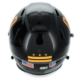 Terry McLaurin Autographed Washington Commanders Black 2022 Alternate Speedflex Authentic Helmet Beckett Witnessed