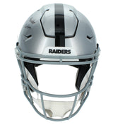Ashton Jeanty Autographed/Inscribed "Raider Nation" Las Vegas Raiders Speedflex Authentic Helmet Beckett Witnessed