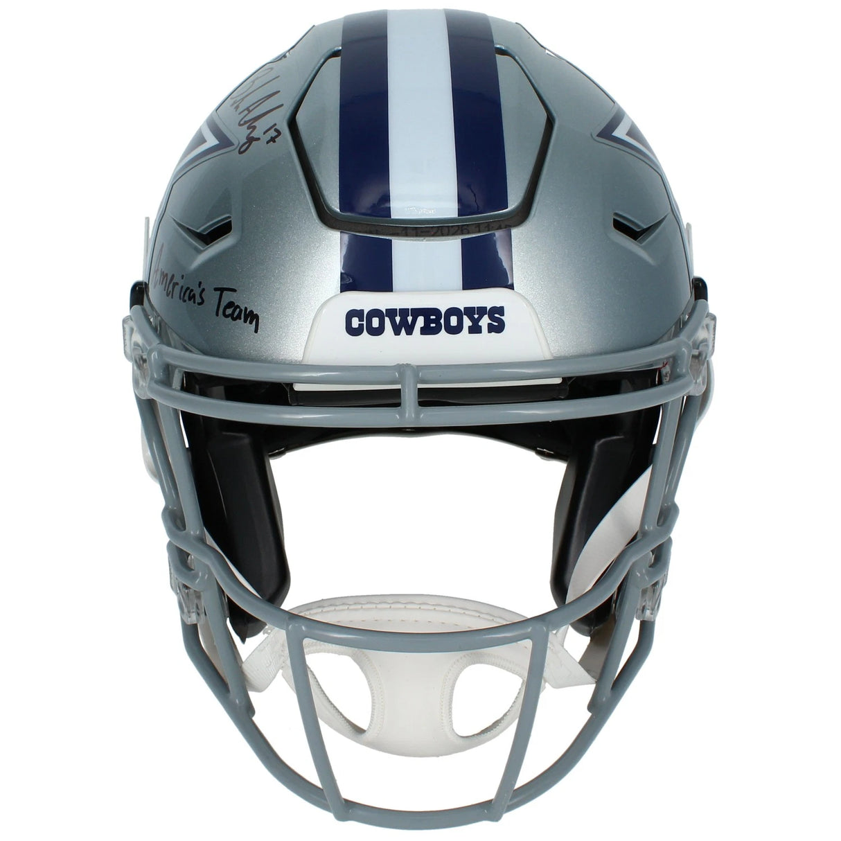 Brandon Aubrey Autographed/Inscribed "AMERICA'S TEAM" Dallas Cowboys Speedflex Authentic Helmet Beckett Witnessed