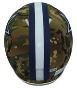 Emmitt Smith Autographed Dallas Cowboys CAMO Speed Authentic Helmet Beckett Witnessed