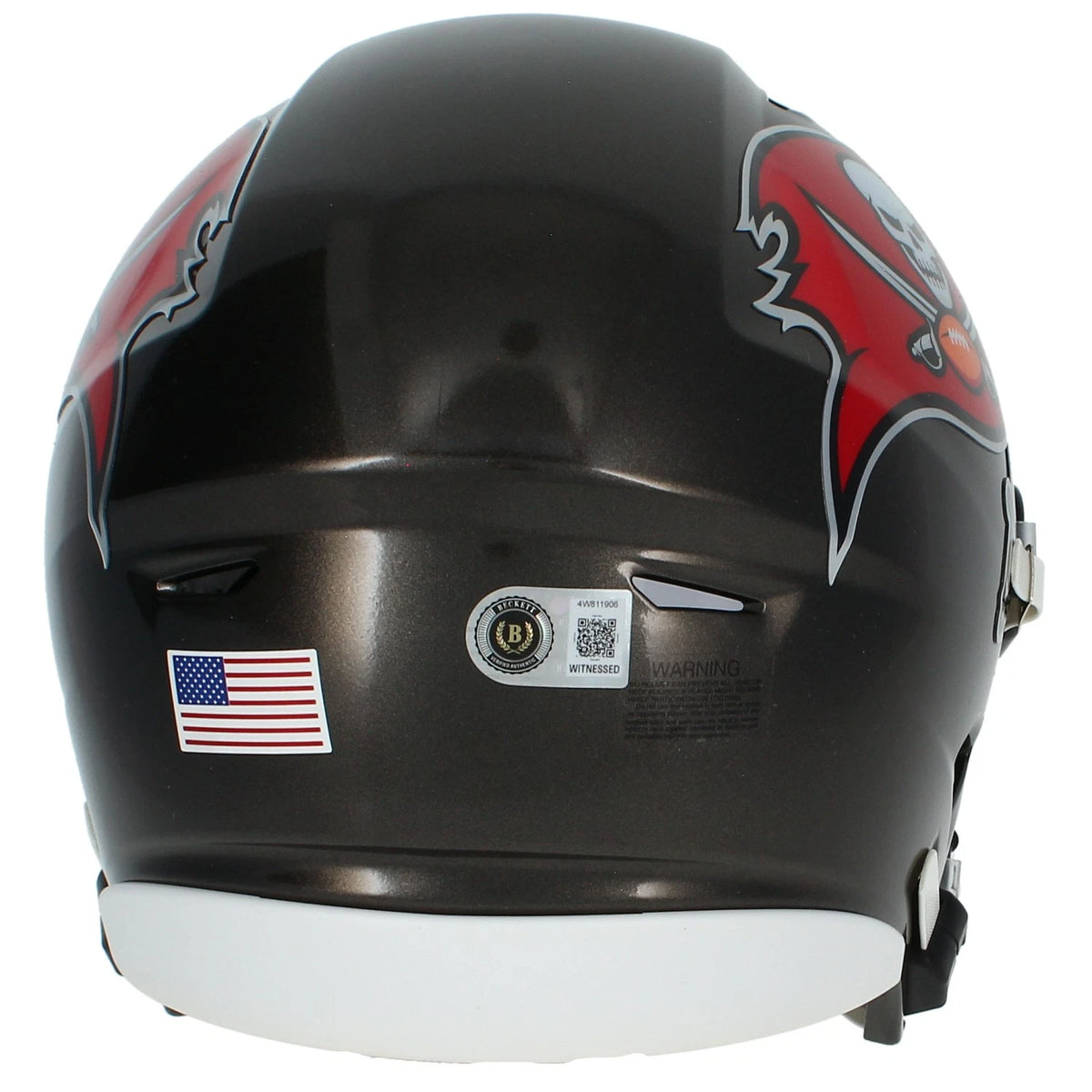 Bucky Irving Autographed Tampa Bay Buccaneers Speedflex Midi Helmet Beckett Witnessed