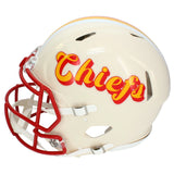 Patrick Mahomes Autographed Kansas City Chiefs RETRO Speed Authentic Helmet Beckett Witnessed