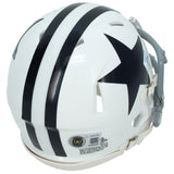 Brandon Aubrey Autographed Dallas Cowboys 1960-63 Throwback Speed Mini Helmet Beckett Witnessed