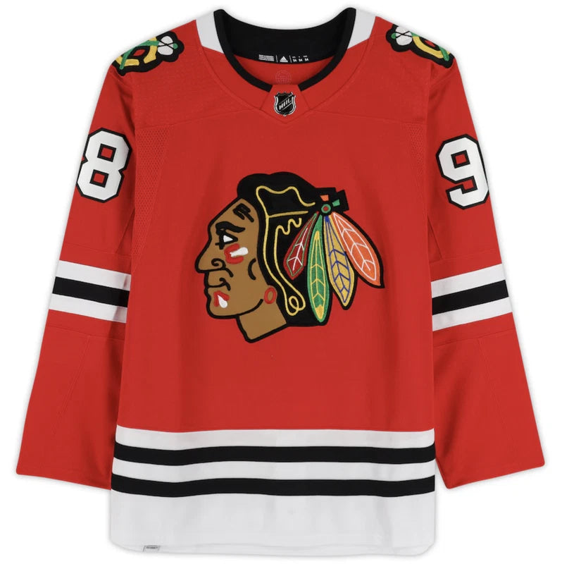 Connor Bedard Autographed Chicago Blackhawks Red Adidas Authentic Jersey Fanatics