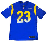 Kyren Williams Autographed Los Angeles Rams Blue Nike Game Jersey Beckett Witnessed