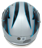 Luke Kuechly Autographed Carolina Panthers Speed Mini Helmet Beckett Witnessed