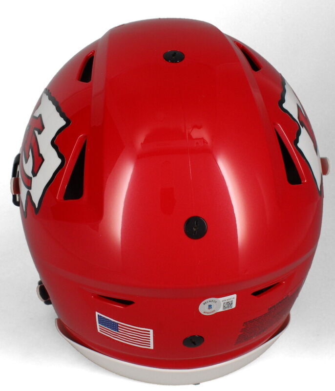 Patrick Mahomes Autographed Kansas City Chiefs Speedflex Authentic Helmet Beckett Witnessed