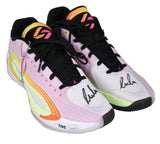 Luka Doncic Autographed Arctic Pink Jordan Brand Luka 4 "Gone Fishing" Basketball Shoes Panini LE 25