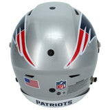 A.J. Brown Autographed New England Patriots Speedflex Authentic Helmet Beckett Witnessed