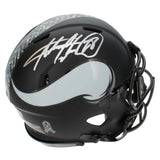 Adrian Peterson Autographed Minnesota Vikings 2026 Salute to Service Speed Authentic Helmet Beckett Witnessed