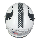 Dalton Schultz Autographed Houston Texans 2024 Salute to Service Speedflex Authentic Helmet Beckett Witnessed