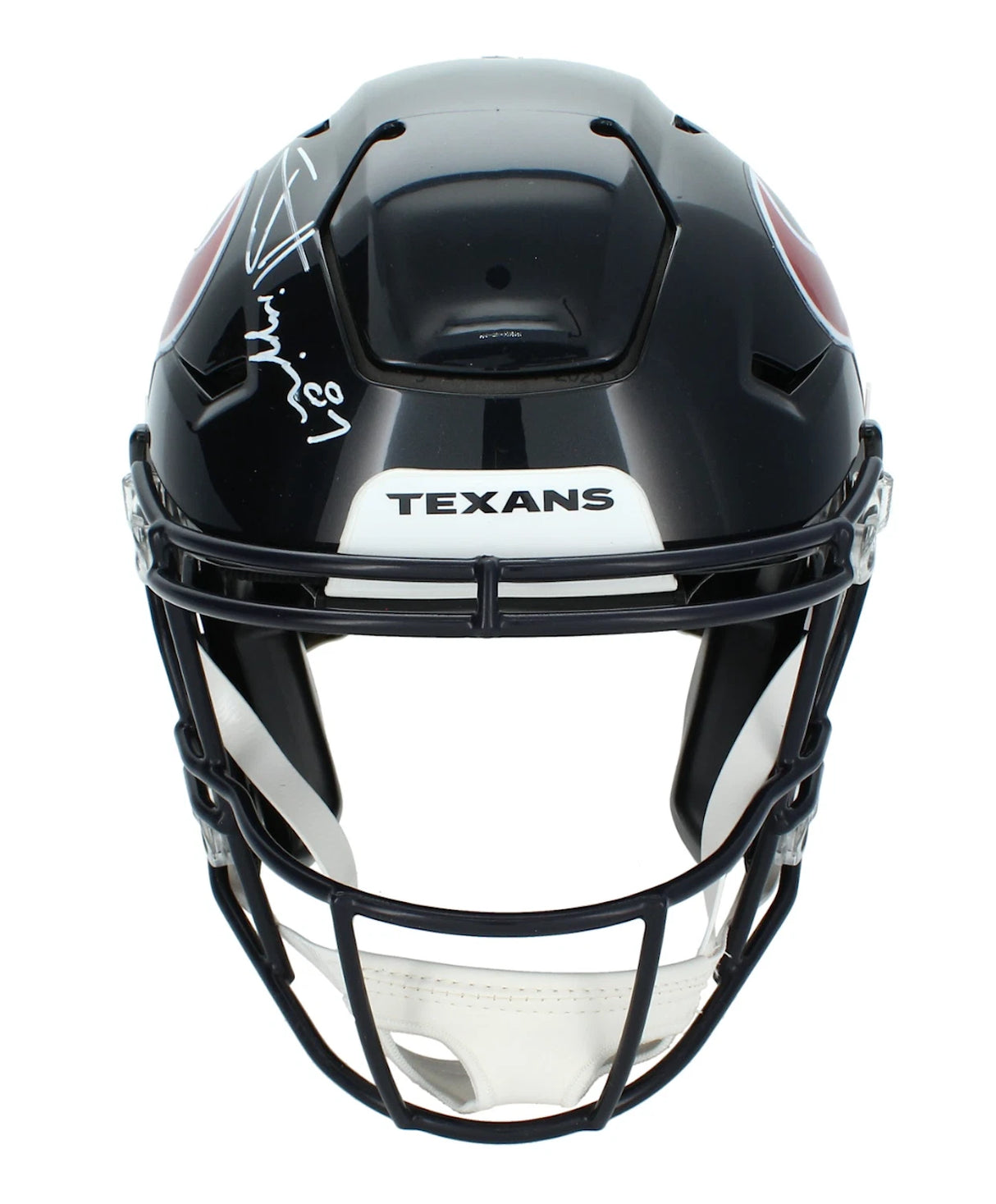 Jayden Higgins Autographed Houston Texans Speedflex Authentic Helmet Beckett Witnessed