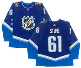 MARK STONE Autographed 2022 NHL All-Star Blue Authentic Jersey FANATICS
