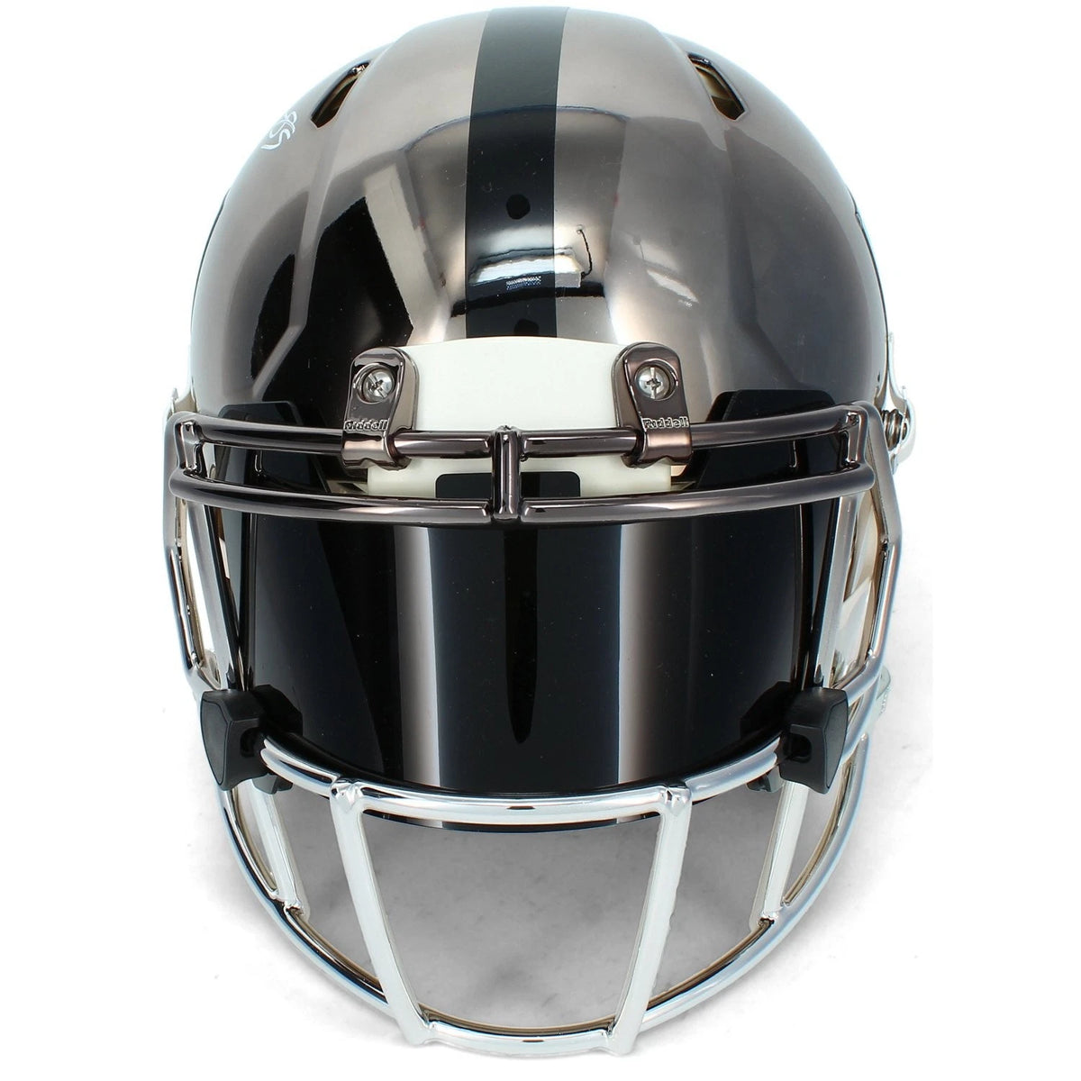 Brock Bowers Autographed Las Vegas Raiders Custom Spectra Chrome Speed Authentic Helmet Beckett Witnessed
