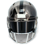 Brock Bowers Autographed Las Vegas Raiders Custom Spectra Chrome Speed Authentic Helmet Beckett Witnessed
