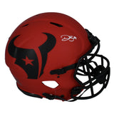 Dalton Schultz Autographed Houston Texans RAVE Speed Authentic Helmet Beckett Witnessed