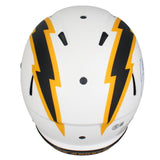 Justin Herbert Autographed/Inscribed "2020 NFL OROY" Los Angeles Chargers Speed Lunar Eclipse Authentic Helmet Beckett Witnessed