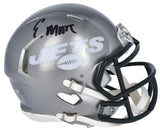 Elijah Moore Autographed New York Jets Flash Speed Mini Helmet Fanatics