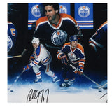 Wayne Gretzky, Coffey & Kurri Autographed "Oilers Greats" 36 x 18 Photo UDA LE
