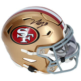 Nick Bosa Autographed San Francisco 49ers Speedflex Midi Helmet Beckett Witnessed