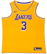 Anthony Davis Autographed Los Angeles Lakers Gold Swingman Jersey UDA