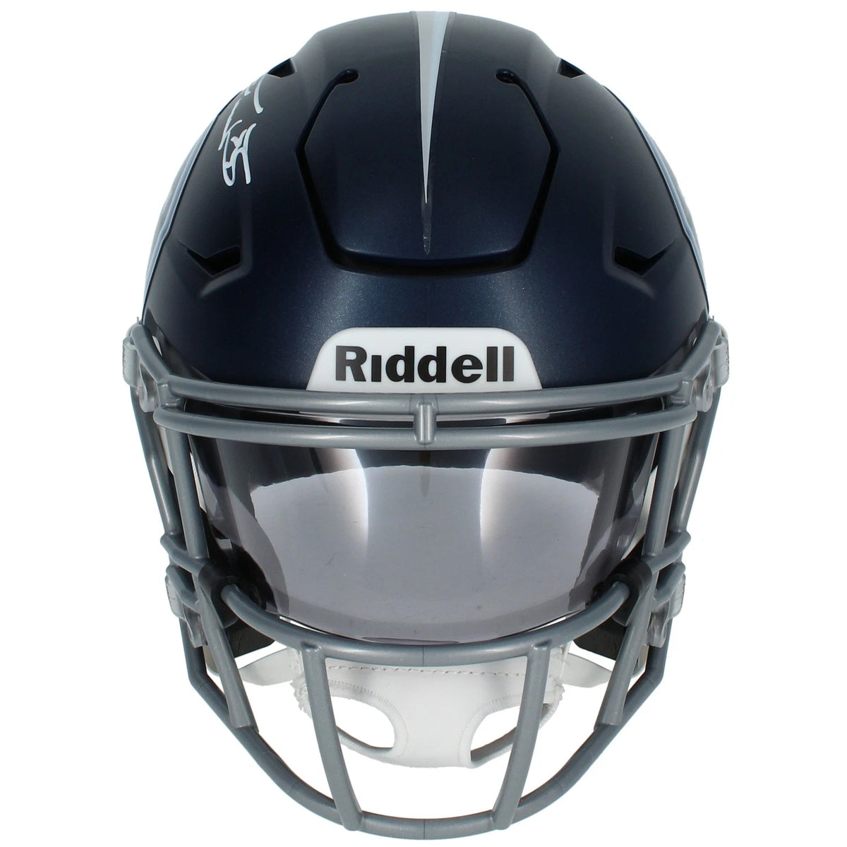 Taylor Lewan Autographed Tennessee Titans Speedflex Midi Helmet Beckett Witnessed