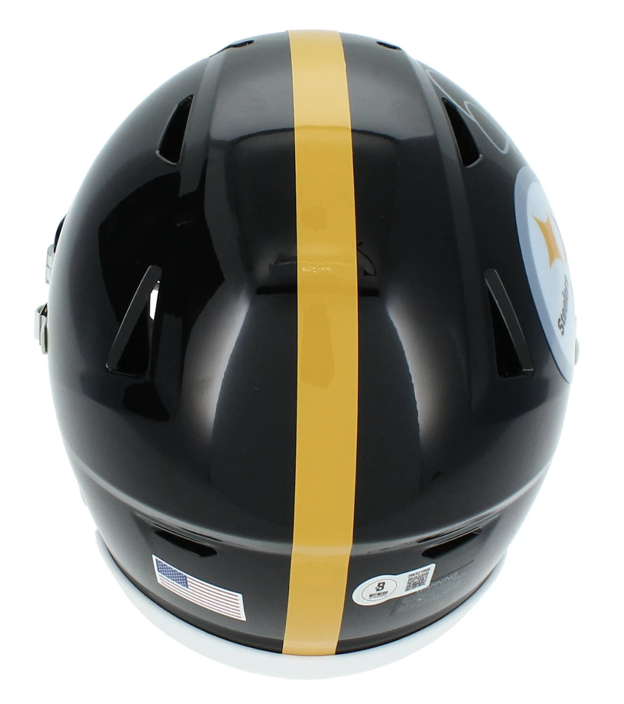 Jerome Bettis Autographed Pittsburgh Steelers Speedflex Midi Helmet Beckett Witnessed