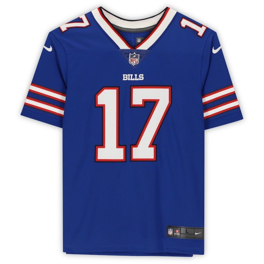 Josh Allen Autographed Buffalo Bills Blue Nike Limited Jersey Fanatics