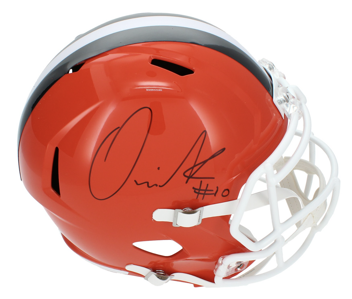 Quinshon Judkins Autographed Cleveland Browns Speed Full Size Helmet Beckett Witnessed