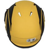 Marshall Faulk Autographed Rams RAVE Speed Mini Helmet Beckett Witnessed