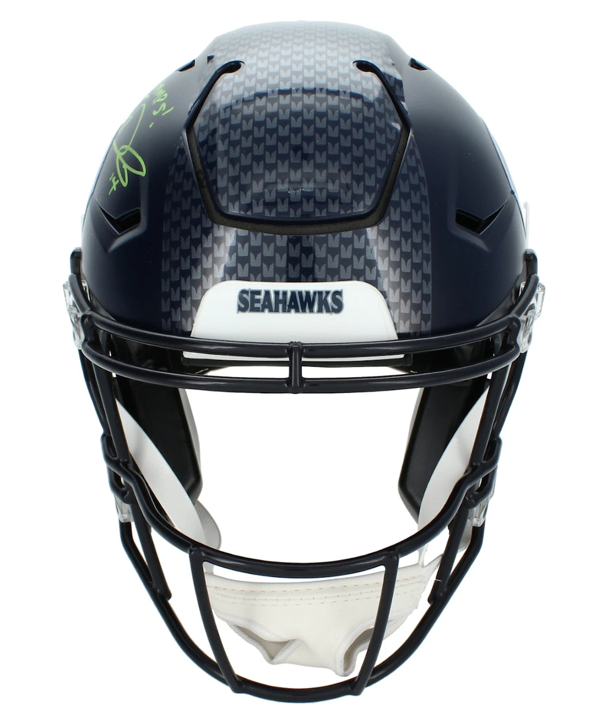 Sam Darnold Autographed/Inscribed "SB LX Champs!" Seattle Seahawks Speedflex Authentic Helmet Beckett Witnessed