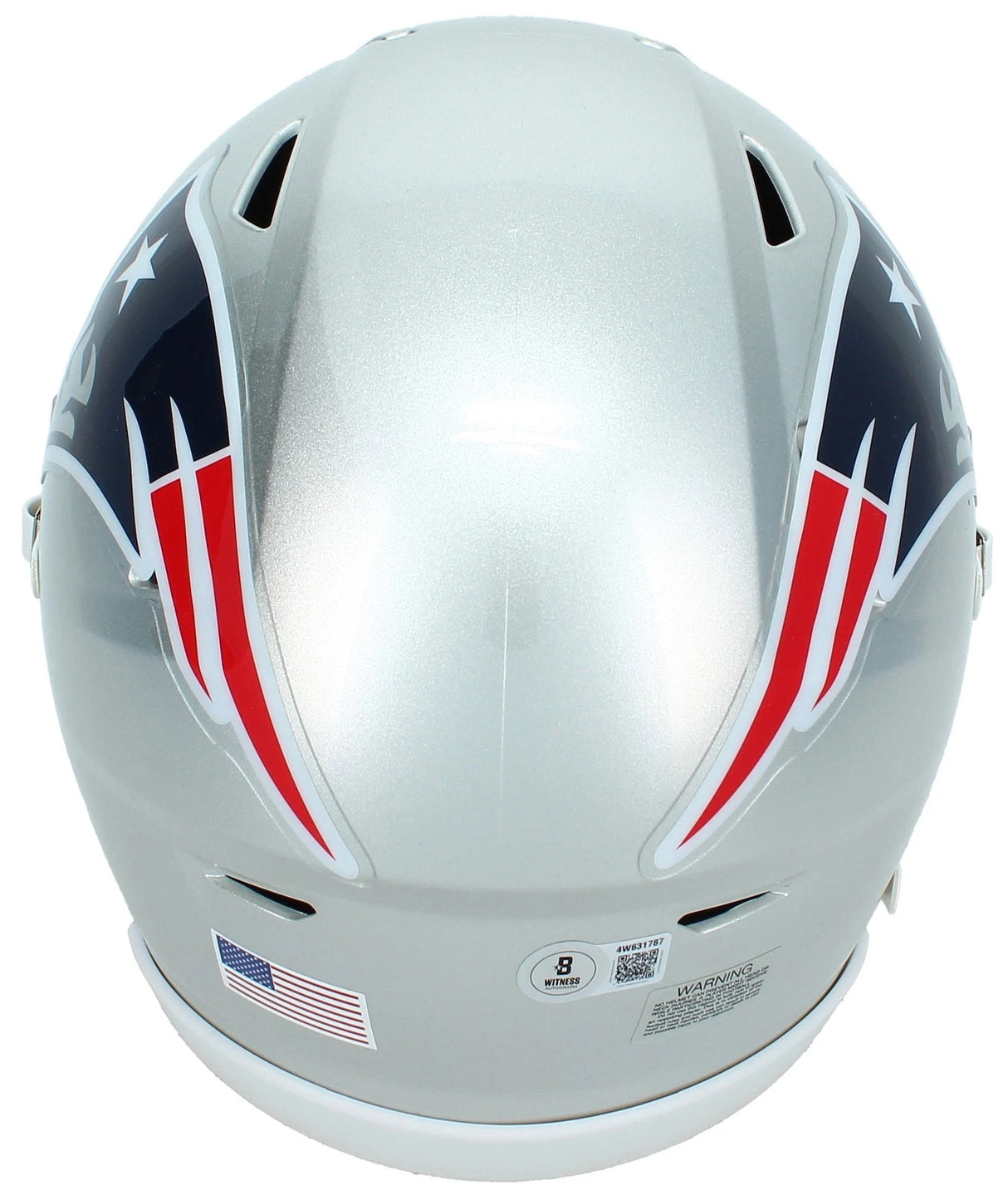 Christian Gonzalez Autographed New England Patriots Speedflex Midi Helmet Beckett Witnessed