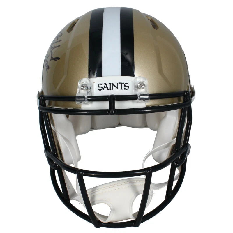 Rashid Shaheed Autographed New Orleans Saints Speed Authentic Helmet Beckett Witnessed