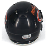 Mike Singletary Autographed Chicago Bears Speed Mini Helmet Beckett Witnessed