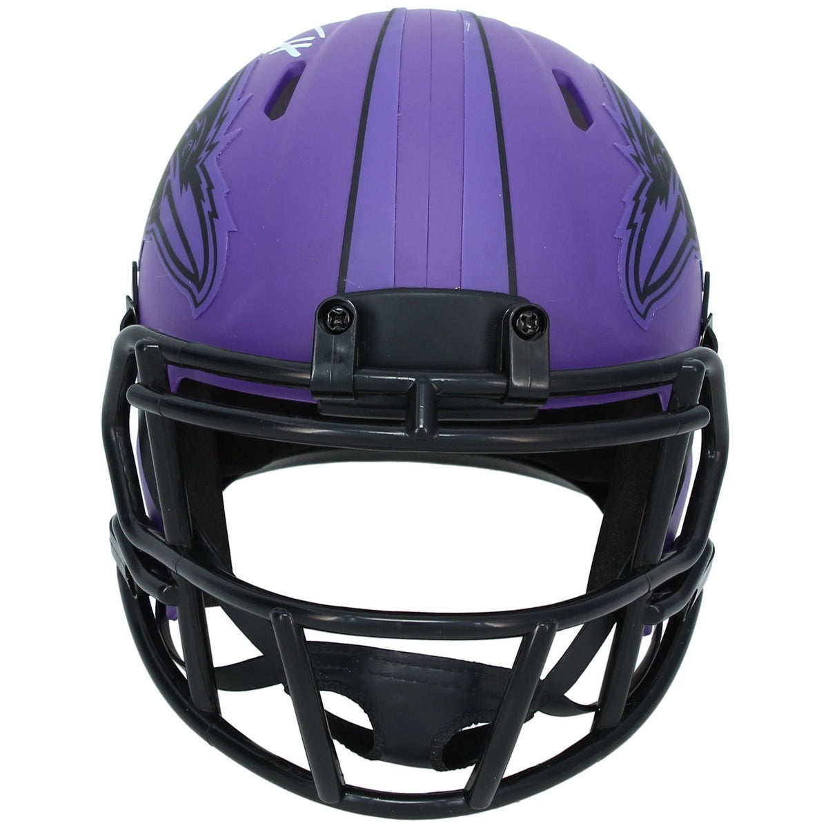 Trey Hendrickson Autographed Baltimore Ravens Purple RAVE Speed Mini Helmet JSA Witnessed