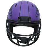 Trey Hendrickson Autographed Baltimore Ravens Purple RAVE Speed Mini Helmet JSA Witnessed