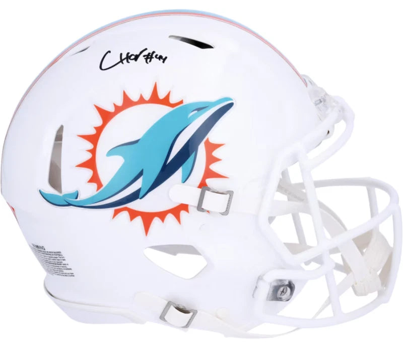 Chop Robinson Autographed Miami Dolphins Speed Authentic Helmet Fanatics