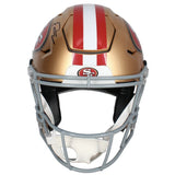 George Kittle Autographed San Francisco 49ers Speedflex Authentic Helmet Beckett