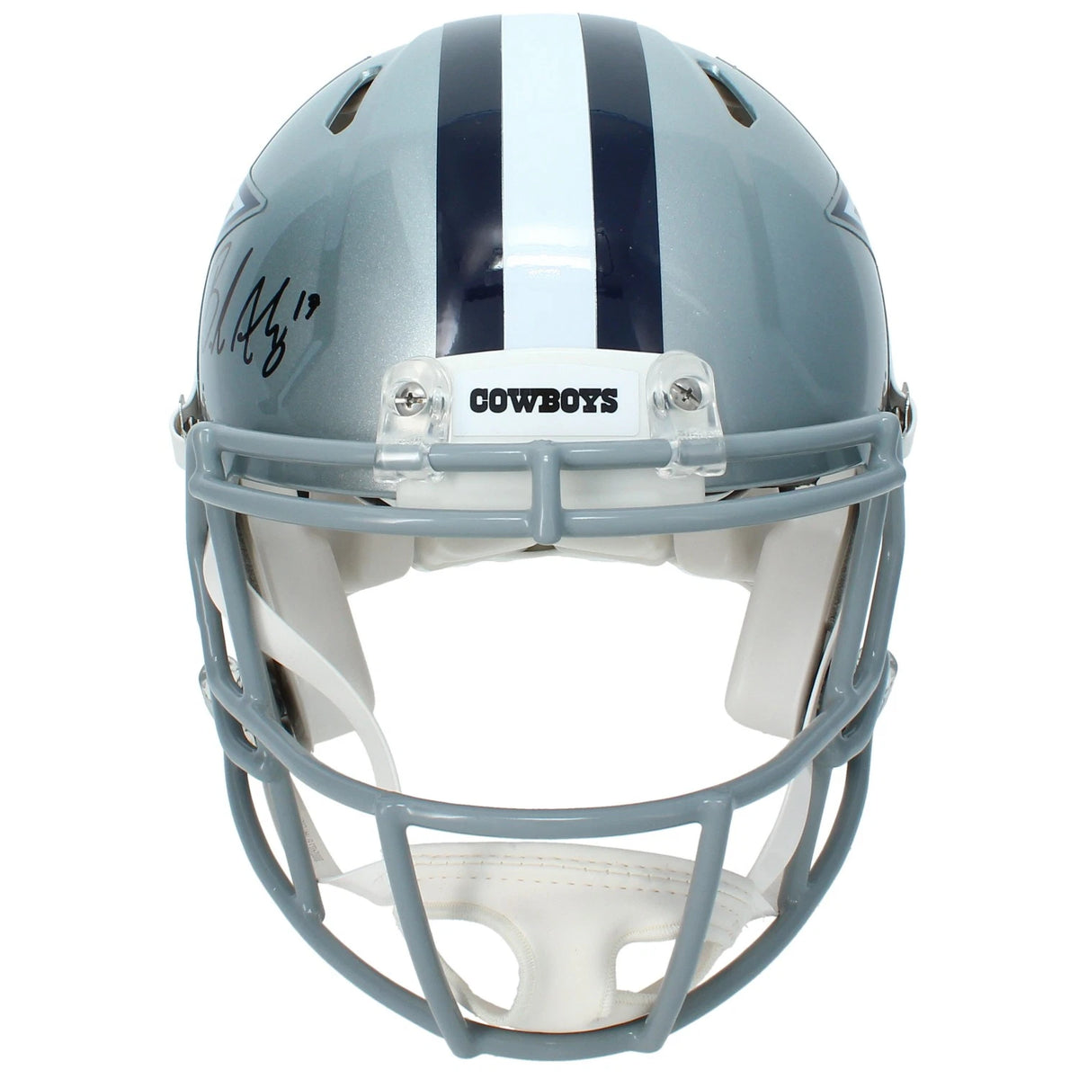 Brandon Aubrey Autographed Dallas Cowboys Speed Authentic Helmet Beckett Witnessed