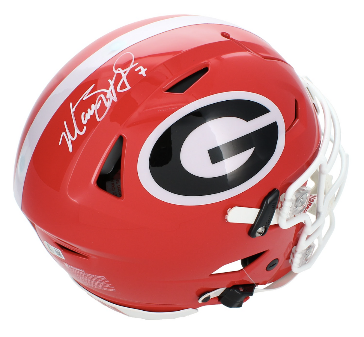 Matthew Stafford Autographed Georgia Bulldogs Speedflex Authentic Helmet Beckett Witnessed
