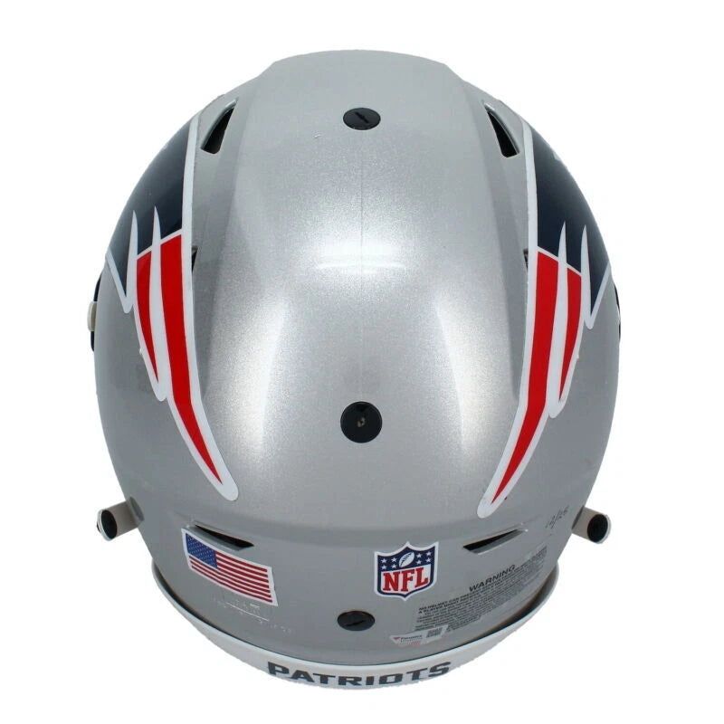 Tom Brady Autographed/Inscribed "LFG" New England Patriots Speedflex Authentic Helmet LE 12/25