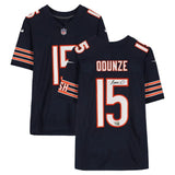 Rome Odunze Autographed Chicago Bears Navy Nike Vapor F.U.S.E. Limited Jersey Fanatics