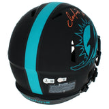 Dan Marino Autographed/Inscribed "Forever A Dolphin" Miami Dolphins Eclipse Speed Authentic Helmet Beckett Witnessed